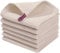 Moosfor Geschirrtücher 100% Baumwolle, 6er Set 30 x 30 cm, Weiche Geschirrhandtücher Küchenhandtücher Saugfähig Küchentücher Dicke Premium Geschirrtuch Spüllappen Putzlappen, Beige
