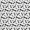 HEKO PANELS Oxford Wasserdichte Meterware Canvas-Stoff Polyester Zum Nähen Nähstoffe Dekostoffe Wasserabweisend Blickdicht Schwarze Knochen 5 Meter 155 x 500 cm