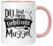 TassenTicker - Du bist mein lieblings Muggel - lustiges Geschenk - Geschenk - Geschenkidee - Freunde - Familie - Freundin - Freund - Kaffeetasse - (Rosa)