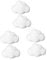 Artibetter 6 Pcs Rustic Furniture Retro Decor Cabinet Door Handles Porcelain Dresser Knob Cloud Shaped Furniture Pull Handle Creative Cupboard Drawer