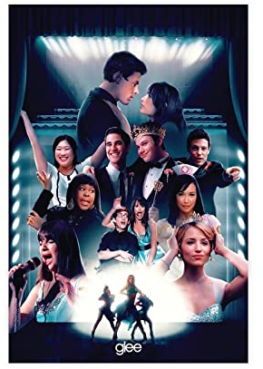 OWNPET Comedy Film Glee Leinwand Poster Wandkunst Dekor Druck Bild Gemälde für Wohnzimmer Schlafzimmer Dekoration ungerahmt 40 x 60 cm