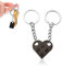 WKRTDY Ensemble de 2 Porte-clés Coeurs pour Couple, Idée de Cadeau pour Partenaires Amoureux, Petit et Mignon, Accessoire Romantique pour Saint-Valentin, Symbole d'amour pour Votre Trousseau de clé