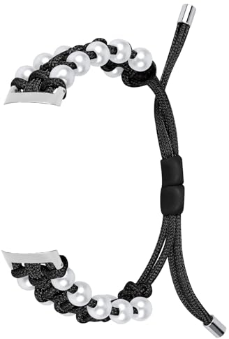 INF Armband Kompatibel mit Fitbit Inspire 1/2/3, Aus feinem Stoffmaterial, Verstellbares Uhrenarmband, Atmungsaktives Gewebte Stoff Ersatzarmband