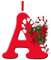 26 Buchstaben Weihnachtsbaumschmuck Anhänger Weihnachtsbaum Hängende Dekoration Personalisierbare Ornament