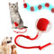 Interaktives Katzenspielzeug Katzenball Selbstbeschäftigung Elektrisch Ball Wiederaufladbar Hundespielzeug Chewie Rolling Ball Automatischer Rollball Interaktiver Spielball mit Schwanz für Katzen