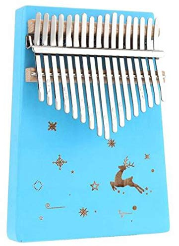 Breeshy 17 Tasten Kalimba Daumen Klavier Finger Klavier Hand Klavier Klavier Aus mit Stimmhammer Einfaches Lernen Erwachsene AnfäNger