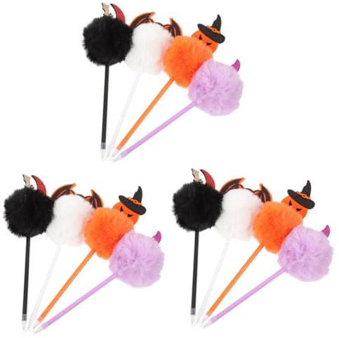 Gadpiparty 12stücke Teiliges Halloween Kugelschreiber Mit Kreativen Motiven Fledermaus Kürbis Hexenhut Lustige Schreibgeräte Für Partys Und Für Halloween-schreibwaren