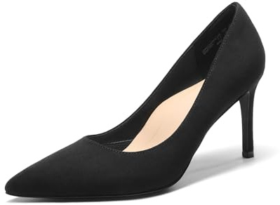 DREAM PAIRS Women's High Heels Pointed Toe Dress Shoes | Closed Toe Slip On Stiletto Fashion Wedding Bridal Work Office Comfortable Pumps Shoes
