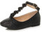 AJVANI T-BAR Glitter Wedding Bridesmaid Shoes Ballerinas Size 34 Black