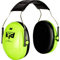 3M Peltor 3M Kid KIDV - Protector de oído (27 dB, 1 unidad), color verde neón