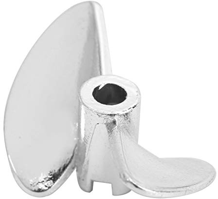 VGEBY Bootspropeller, 35 MM RC Boat 2 Blades Propeller Aluminiumlegierung für Fei-LUN FT016 FT007 FT012 FT009 FT011 FT010 FT016(Silber S.)