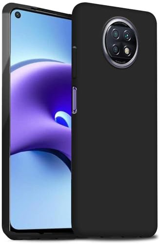 CoolGadget Schutzhülle TPU für Xiaomi Redmi Note 9T - stoßfest, Kratzfest, präzise Aussparungen, kabelloses Laden, Schwarz