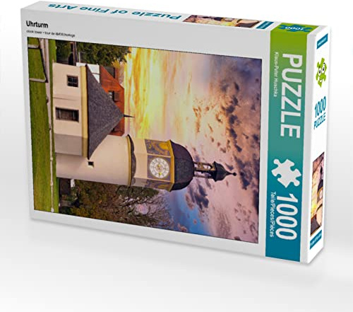CALVENDO Puzzle Uhrturm | 1000 Teile Lege-Größe 48 x 64 cm Foto-Puzzle für glückliche Stunden