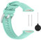 yanghongyua Silikonarmband für Polar Vantage V2, mit Werkzeugen und Clips, Armband mit Metallschnalle für Polar Vantage V2. (bläuliches Grün)