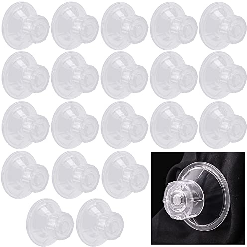 QUACOWW Lot de 20 pales à ventouse pour caravane, caravane, camping-car, auvent - Fixation latérale polyvalente