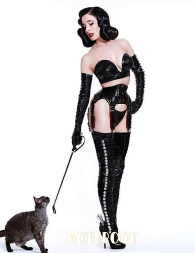 Notebook : Dita Von Teese Lined Notebook, 100 Pages, Thankgiving Notebook , Gift Ideas for Holiday , Matte Finish Cover #346