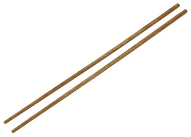 Palillos, 2 pares de palillos de cocina for cocinar palillos largos, herramientas de fideos fritos, vajilla for el hogar palillos de madera convenientes fritos largos 38CM