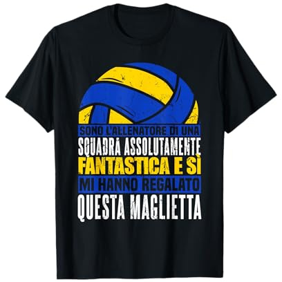 Divertente Allenatore Pallavolo Regalo Maglietta