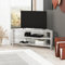 HOCUS PICUS TV-Eckschrank-Möbel | TV-Schränke bis zu 32 Zoll-TVs Tische TV-Kommode Kleiner Wohnzimmerschrank TV-Racks TV-Lowboards Wohnzimmermöbel Moderne TV (Schwarzer Glanzeffekt Marmor)