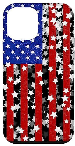Hülle für iPhone 12 mini Stars And Stripes Star Pattern Phone Case USA American Flag