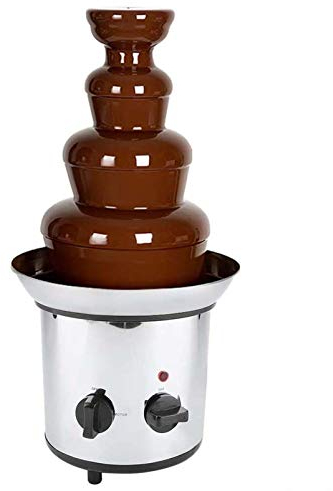 NsiBan 4 Tier Chocolate Fountain, Electric Chocolate Melting Machine Fondue Fountain