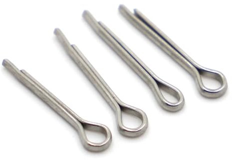 Aqxylzx Edelstahl U Form Typ Feder Splint Haar Pin M1 M 1,2 M 1,5 M2 M3 M4 M5 M6 Split klemme Traktor Offene Elastische Clip for Auto (Size : M1.5 50pcs, Color : 50mm)