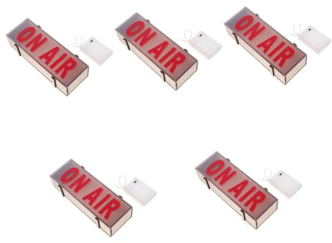 OSALADI 5st Led-licht Led Lichter Warnschild Auf Luftlichtzeichen Lampenschild Dekor Dekoration Licht Hängende Neonlichter Lichter Für Die Raumdekoration An Beleuchtung Büro Plastik Grill