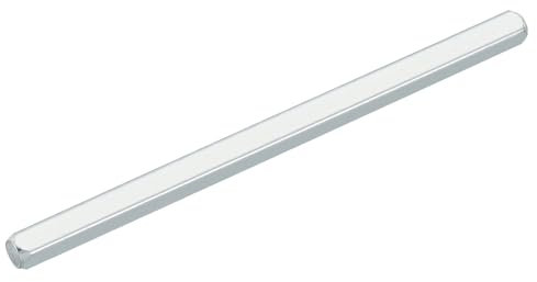 QUARKZMAN 1Pz Perno Manopola Porta, Barra di Ricambio Maniglia Porta, Parti di Ricambio Maniglia Porta Mandrino Porta da 140 x 7mm, Argento