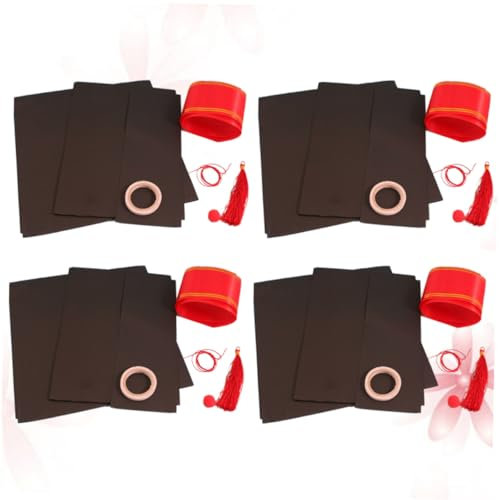 COSMEVIVI 4pcs Graduation DIY Craft Graduation DIY Material Graduation Hat DIY Material Graduation Party Crafts Cap Decoration Kit DIY Paper Craft Kit DIY Graduation Cap Graduation DIY Tool