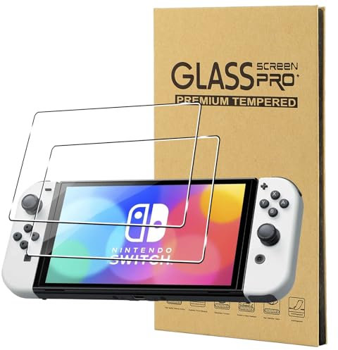 CONAPIKA 2 Piezas Protector de pantalla para Nintendo Switch 2, Premium Cristal Vidrio Templado 9H Dureza, Anti-Arañazos, Alta Definicion Transparente Protector de Pantalla