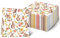 60 Stück Ostern Servietten, Hasen-Küken Papierservietten Paper Napkins Ostern Wegwerfservietten Bedruckte Papiertaschentücher Partyzubehör Ostern Tischdekoration (33 x 33 cm)