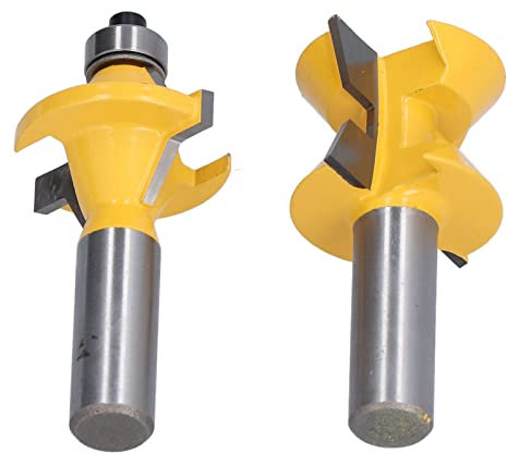 2-teiliger Fräser mit 2-Zoll-Schaft, 20°-Fräser für Präzisionsholzbearbeitungsprojekte