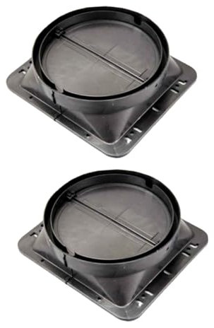 Housoutil Sortie De Hotte De Cuisine Avec Clapet Anti-retour En Polypropylène Pour Ventilation De Cuisine