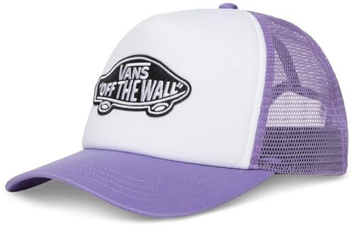 Vans Cappellino Visiera Curva con Retina e Patch Frontale Originale 2025 Taglia Unica Adulti Regolabile (IT, Testo, Taglia Unica, Purple Haze)