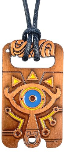 Driflo Collier Zelda, collier Sheikah, colliers en alliage, pendentif Zelda Legend Wilderness, produit Z-elda, colliers pour fans de jeux de rôle, Zinc