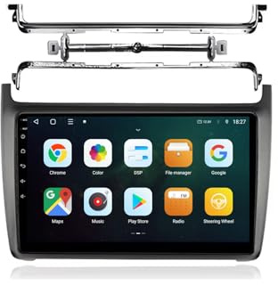 Android 13 Car Stereo para Volkswagen Polo 2011-2016 9 Pulgadas Autoradio con WiFi 4G Pantalla táctil de Navegación GPS AHD RDS FM Am BT DSP SWC DVR USB Mirror Link(8+256G)