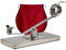 PracticDomus Soporte Jamonero Basculante Profesional con Cabezal Giratorio en Acero Inoxidable (Acero)