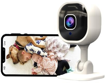 BSLVWG Indoor Camera House Security Camera,1080P Pet Cameras,Wi-Fi Home Cameras,Baby Camera Monitor, 2-way Talk, Human Detection,Advanced Night Vision