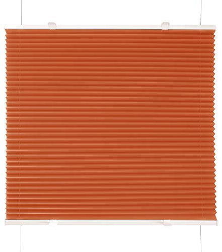 Plissee Orange 75x220cm Klemm Fix Plissee