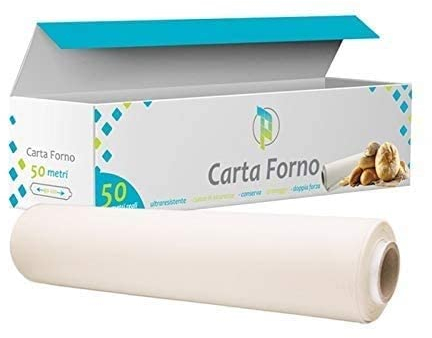 Virsus Rouleau de papier four sulfurisé de 50 m de long, 40 cm de large, papier anti-adhésif pour cuisine, différentes quantités (1)