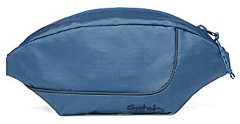 satch Cross Easy Bauchtasche Hip Bag für Teenager mit Reißverschlussfach Ripstop Blue - Hellblau