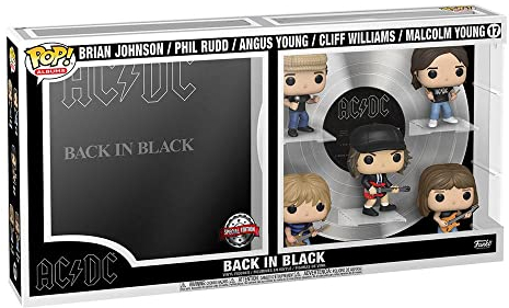 Funko Pop! Albums Deluxe: ACDC - Angus Young - Back in Black - Vinyl-Sammelfigur - Geschenkidee - Offizielle Handelswaren - Spielzeug Für Kinder und Erwachsene - Modellfigur Für Sammler und Display