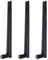 Goshyda Antena de Enrutador WiFi de 3 Piezas, Antena Externa de Tarjeta de Red Inalámbrica SMA, para ASUS RT-AC68u, Antena Omnidireccional SMA de 5db