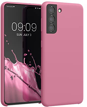 kwmobile Case Compatible with Samsung Galaxy S21 Case - TPU Silicone Phone Cover with Soft Finish - Sweet Candy
