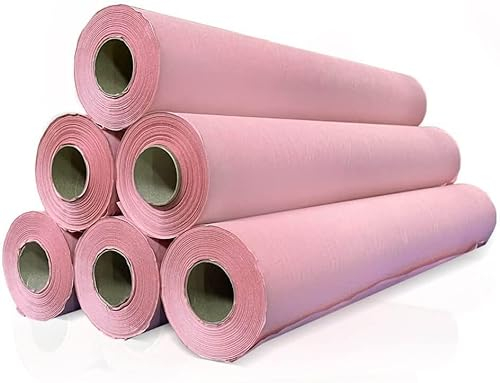 Ärztekrepp 1-lagig (59 cm x 70 m) 6 Papierrollen Rosa Farbe | Liegenabdeckung – Ärztekrepp