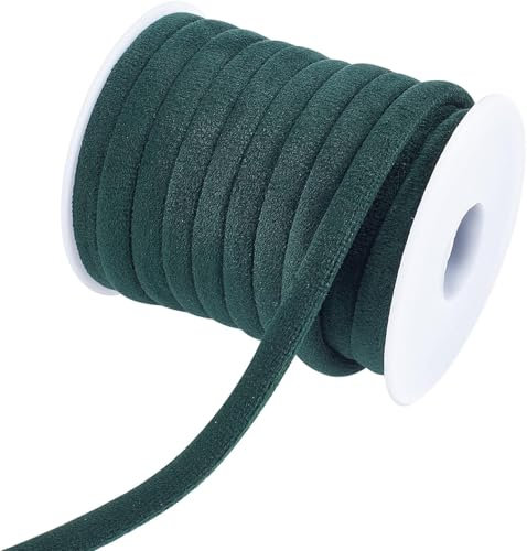 OLYCRAFT 11 Yards 8 mm Cordoncino di velluto morbido tondo girocollo per fai da te con bobina per collana girocollo fai da te fai da te