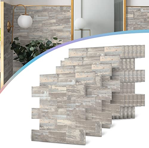 ACXIN 10 Blatt PVC Fliesenaufkleber Küchenrückwand PVC Fliesen Selbstklebend Wandfliesen Selbstklebend Klebefliesen für Bad, Küche, Badezimmer, Waschtisch (34,3 x 29cm, Wüstentarnung)