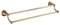 Towel Rails,Towel Hanger,Towel Rack, Double Towel Rails Wall Mount Brass Antique Design for Bathroom Towel Rack, Brushed Finish Corrosion-Resistant, Not Easy to Rust Efficency