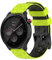 CZhkg 22mm Bracelet de Montre pour Suunto 5 Peak/Suunto Vertical Strap,Silicone Bracelets Armband Bande avec fermoir Sangle pour Suunto 9 Peak/Suunto 9 Peak Pro/Garmin Venu 2 (cyan noir)