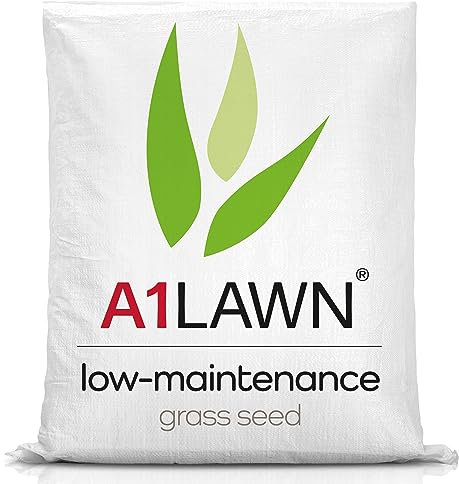 A1 Lawn Low Maintenance Grass Seed, A1 Lawn Grass Seed for Creating a Low Maintenance Lawn – Ideal for establishing a New Lawn and Over-Seeding, (AMPRO7)
